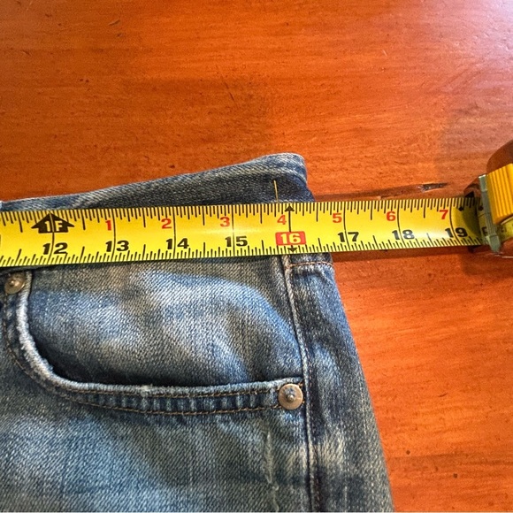 Rag & Bone Shorts Womens 28 Denim Cotton Cut Off Chesapeake Distressed Raw Hem - Picture 5 of 11